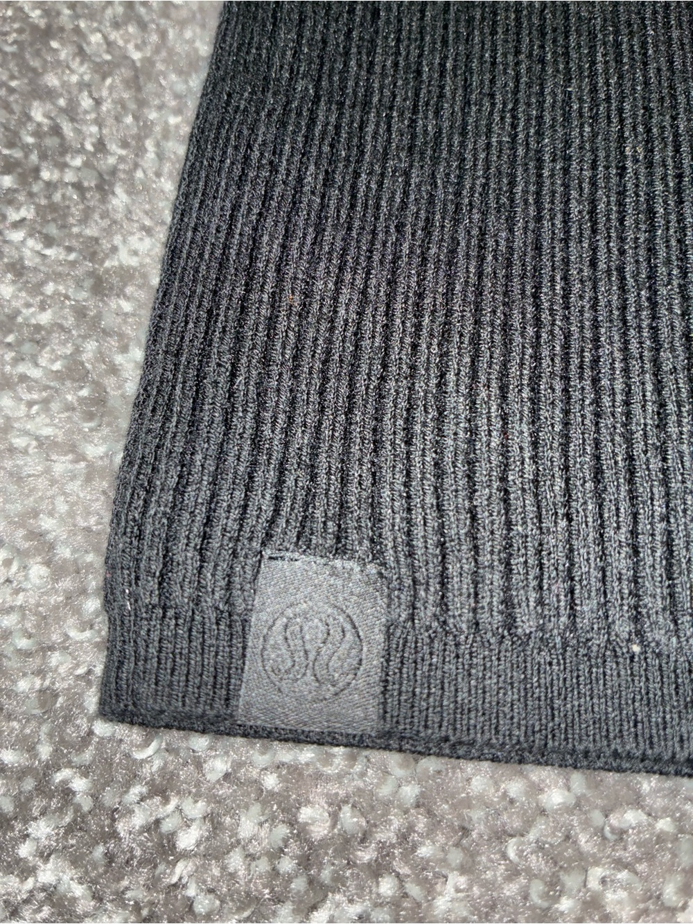 NWT Lululemon Ribbed Knit High-Rise Short 8" - Black - Size 6 - Picture 6 of 7